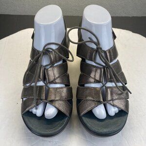 Dansko Women’s Janet Metatarsal Pewter Sz 7.5-8 EUR 38 Slingback Sandal Clog